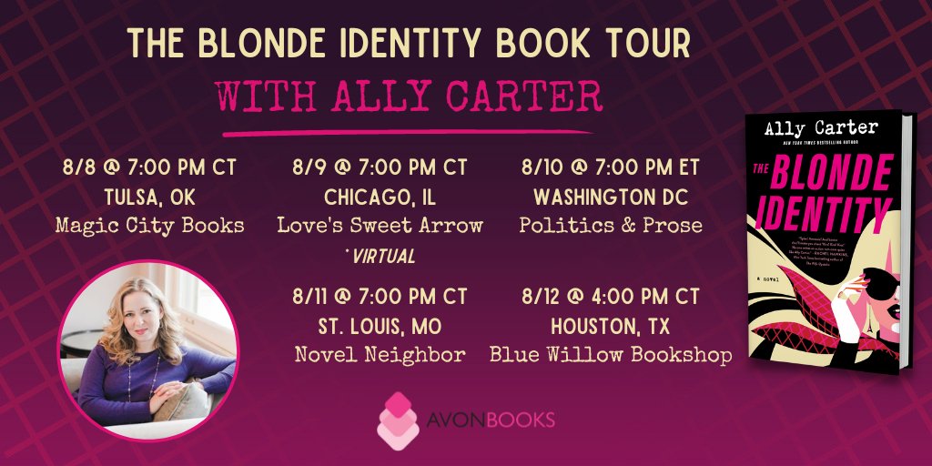 OfficiallyAlly's tweet image. We have a BOOK TOUR! Come see me in Tulsa, DC, St. Louis and Houston--and online with @lovessweetarrow--this AUGUST!

Thank you, @MagicCityBooks, @lovessweetarrow, @PoliticsProse, @novelneighbor, &amp;amp; @BlueWillowBooks! 

@avonbooks @WmMorrowBooks