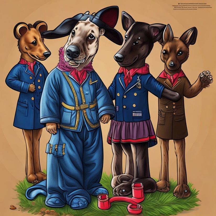 Animales surrealistas con estilo