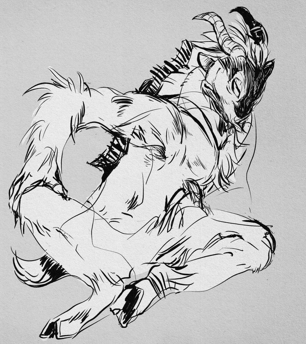 The tigers are gay, the Minotaur is gay, the bear is gay, the goat twink is gay #PortfolioGay