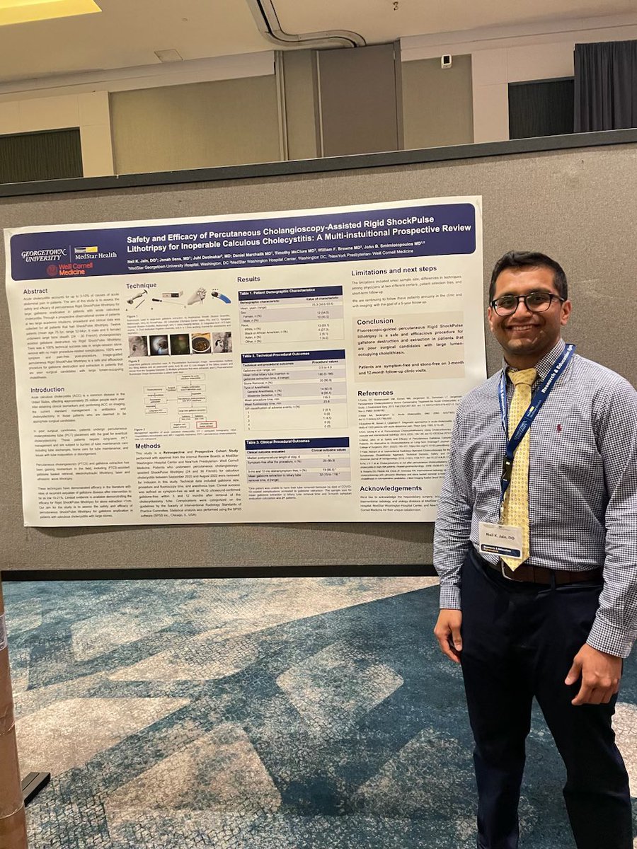 Proud of our residents and medical students discussing their research at @MedStarResearch Symposium!

@MedStarGUH @MedStarHealth @MedStarWHC @LombardiCancer @GeorgetownRad @GUMedicine 

#PelvicTrauma #GallstoneExtraction #InterdisciplinaryCollaboration
