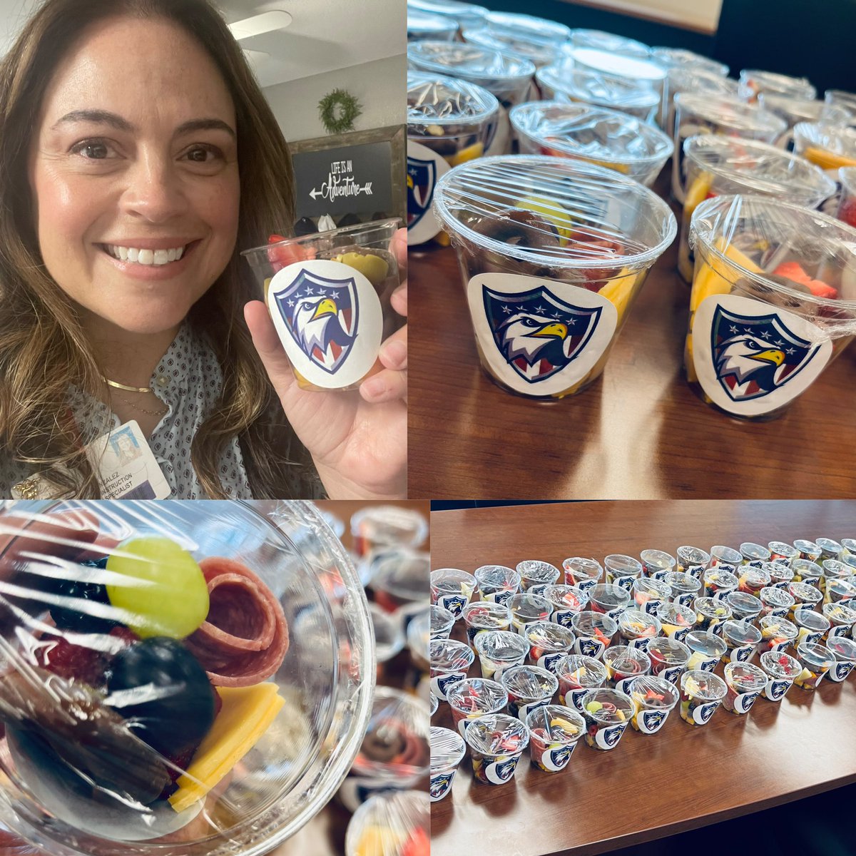 Our Gonzalez family tradition and gift to the wonderful @VMHSEagles. Made with love.🥰Heartfelt thanks to the amazing staff that continues to surround our family with so much love and support. Eagle family, always.❤️💙🦅🌟@rgonzalez1414🕊️