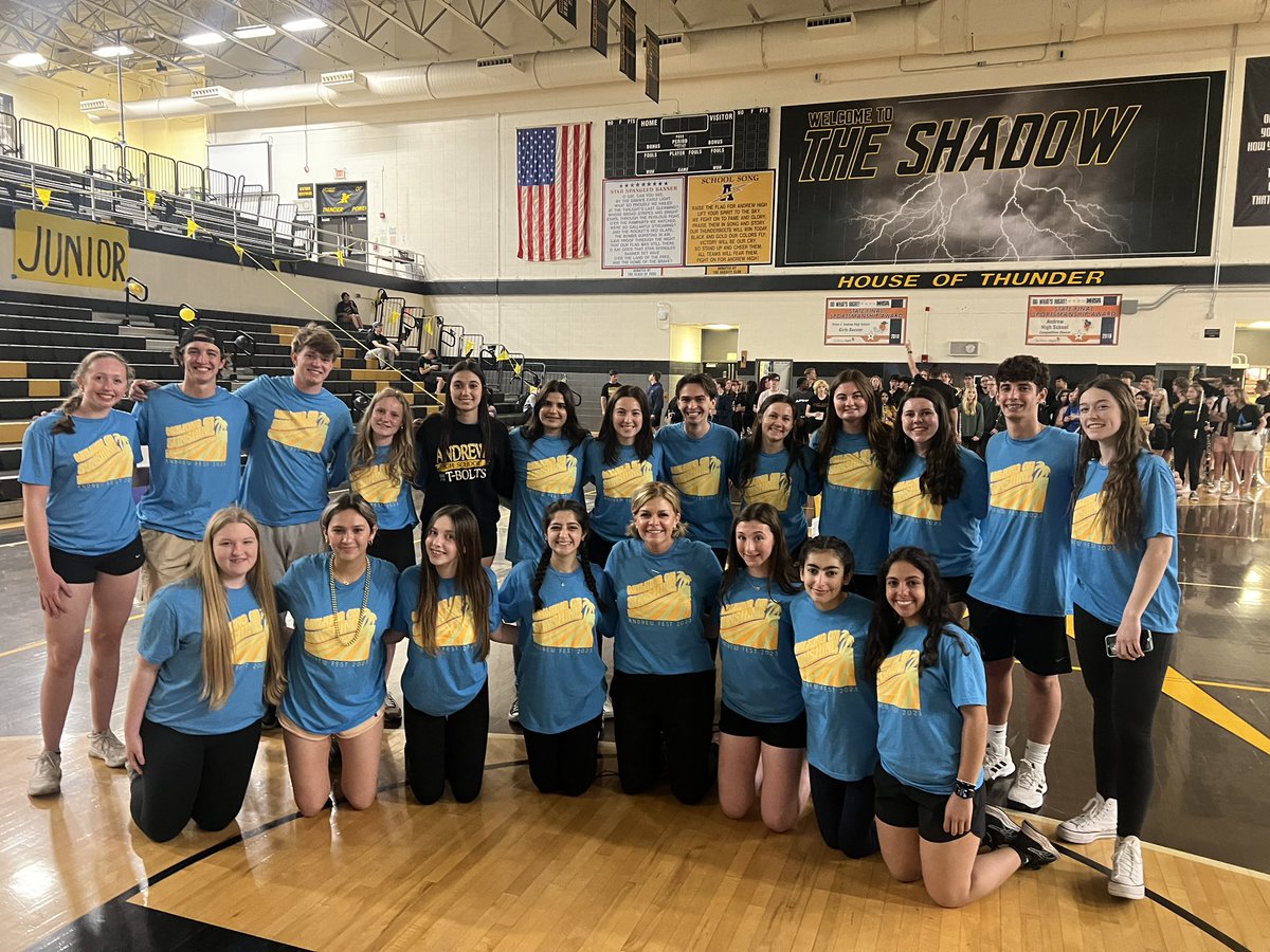 Amazing job by these kids today. The assembly was a success <a href="/AndrewHS_d230/">Victor J. Andrew High School</a>