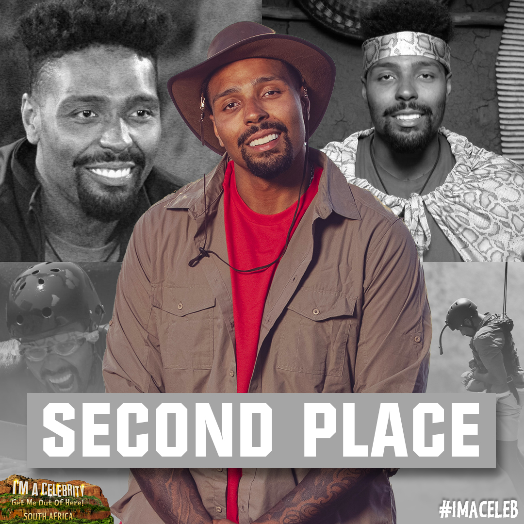 Even in the final minutes of the competition, he was hyping his Campmates and friends! 👊 Jordan Banjo leaves South Africa a whole new man and a worthy runner-up! 🥈 #ImACeleb