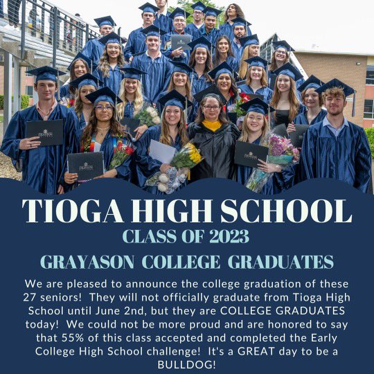 Just another reminder of how blessed and proud I am to work for the students <a href="/TiogaHighSchool/">Tioga High School</a>. It is ALWAYS a GREAT DAY TO BE A BULLDOG! #proudprincipal #FTB #ECEC