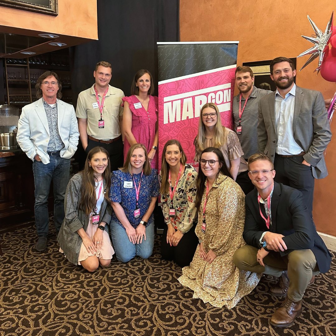 thevibrand's tweet photo. The VI crew had a blast at #MARCON2023! 
We're proud of VI's own @deleanie12, for co-chairing this year's conference, &amp; @C_Lisle19, @thegreatchapsby, &amp; Caroline Cocanougher for leading a breakout session on the future of #digitalmarketing. Thanks for having us, @amaokc! https://t.co/R0J1mTWBZn