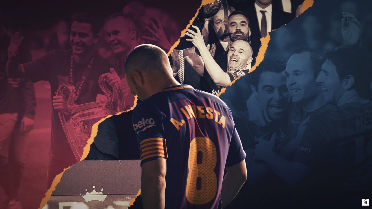 a5medv's tweet photo. "البطل [المكتئب] غير المتوقع، هكذا يُسمي نفسه!"

بيب غوارديولا لتشافي في أحد المباريات عندما شاهد صاحب الـ 15 عام إنييستا.. قال له :"أنت ستتسبب في إعتزالي، لكن هذا الفتى، هذا الفتى سيتسبب في ذلك لي ولك، سيحذفنا من التاريخ".

ثريد | أفضل لاعب في تاريخ إسبانيا، أندريس إنييستا. 🌟🧙 https://t.co/VM6NTaiGVA