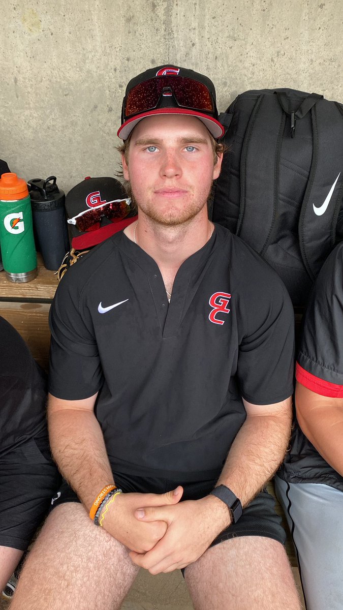 While we wait, we’ve got one more first-year of the day: Connor Goodson, a right-handed pitcher/first baseman from Norman, OK. Although he’s spent most of this year on injured reserve, he has been developing his hackey sack skills and hopes to turn pro once he graduates.