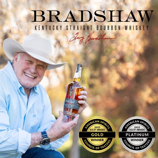 🏆🥃 A toast to victory! Bradshaw Bourbon proudly earned Platinum and Gold medals at the 2023 ASCOT Awards. 🌟🥇 Indulge in the ultimate taste of triumph and savor the excellence in every sip. Cheers to our award-winning blend! 🥃✨ #worthyofachampion