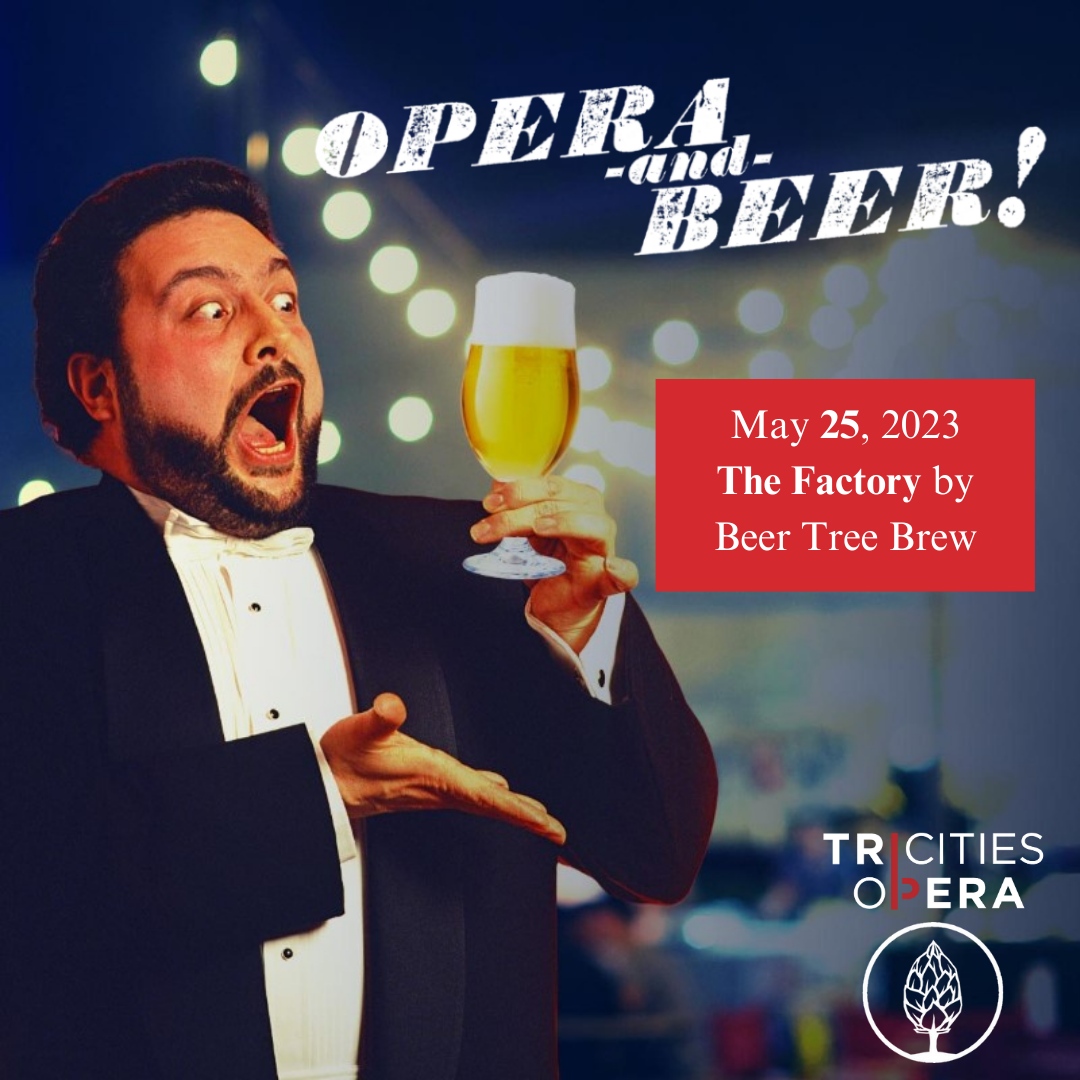 tricitiesopera's tweet image. Join us on May 25th to celebrate Opera and Beer! Tri-Cities Opera will be at the Factory at Beer Tree in Johnson City singing a few tunes and drinking some beers. Your first drink is on us! Get tickets here ⬇️⬇️⬇️

tinyurl.com/5n92pxav

#operaandbeer #beertree #factorybybee...