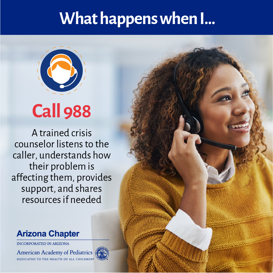 AZAAP's tweet photo. 988 offers 24/7 confidential support to individuals experiencing a mental health or substance use crisis. Receive support by calling/texting 988, or visiting https://t.co/sd7jWscSNQ. Options available in English &amp; Spanish &amp; translation services are available in over 250 languages https://t.co/V0SmsxZaWZ