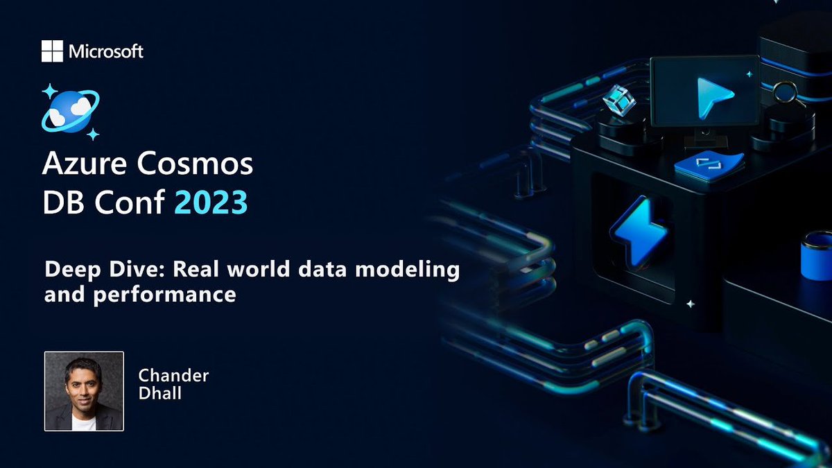 MSAzureDev's tweet image. In this #AzureCosmos DB Conf session replay, get an interesting Chander Dhall demo with real world data modeling use cases and gives us some performance optimization techniques keeping in mind the request unit usage. 🎥 msft.it/6010gpoqu