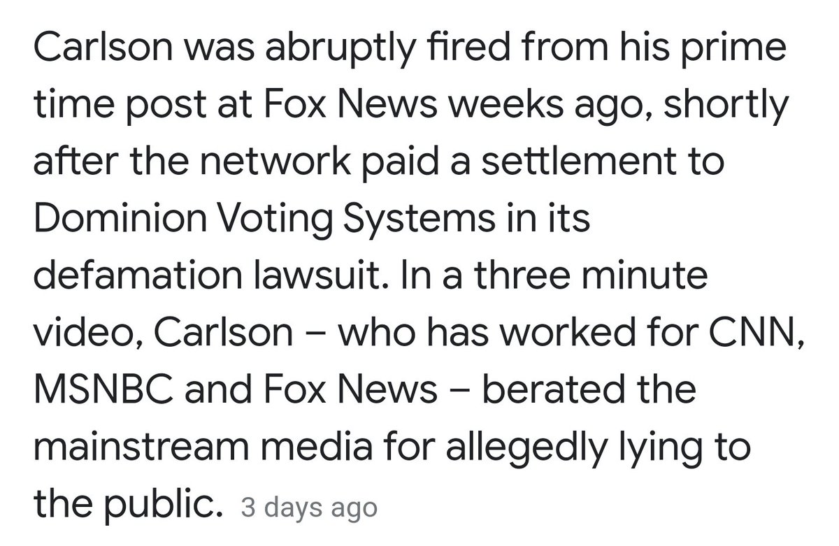 PvMethods's tweet image. The truth about Tucker Carlson being fired #tuckercarlson #ElonMusk #Russia #NewCEO #JamieFoxx #BreakingNews #imran_Khan