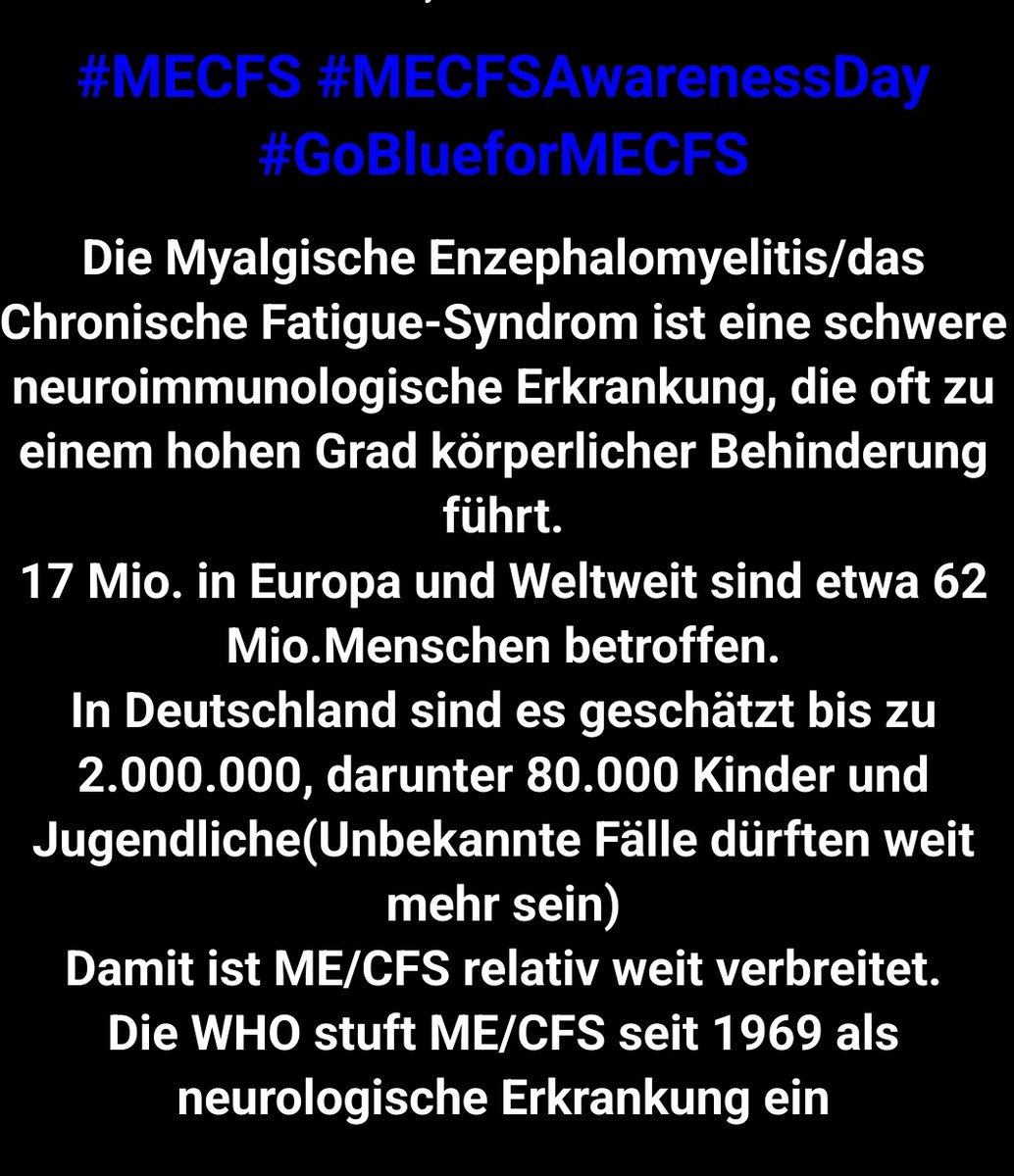 SPV_Hit91's tweet photo. SPV #GoBlueForMe
 #MEAwarenessDay 
#WeSeeYou
#YouAreNotAlone https://t.co/KGqMlyPfMa