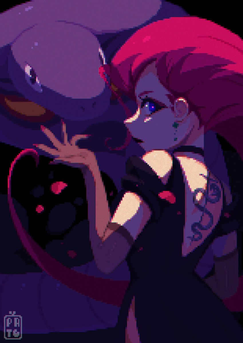 patofry_'s tweet photo. team rocket looks good in black 🌹
#Pokemon #pixelart https://t.co/NnGcJqdRe0