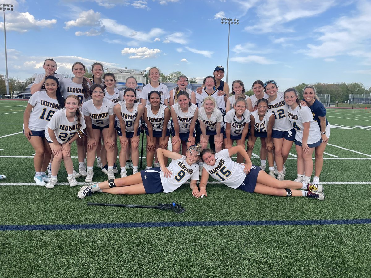 Final score Ledyard 7 - Lyme/Old Lyme 6.  Tatianna Irizarry with the golden goal 45 seconds into OT. Tatianna Irizarry (3G, 1A), Maddie McLeod (2G, 1A), Mackenzie Boyer (1G), Helena Robinson (1G), Jess English (1A). Lockdown defensive line. Lorelai England 7 saves <a href="/ledyardsports/">Jim Buonocore</a>