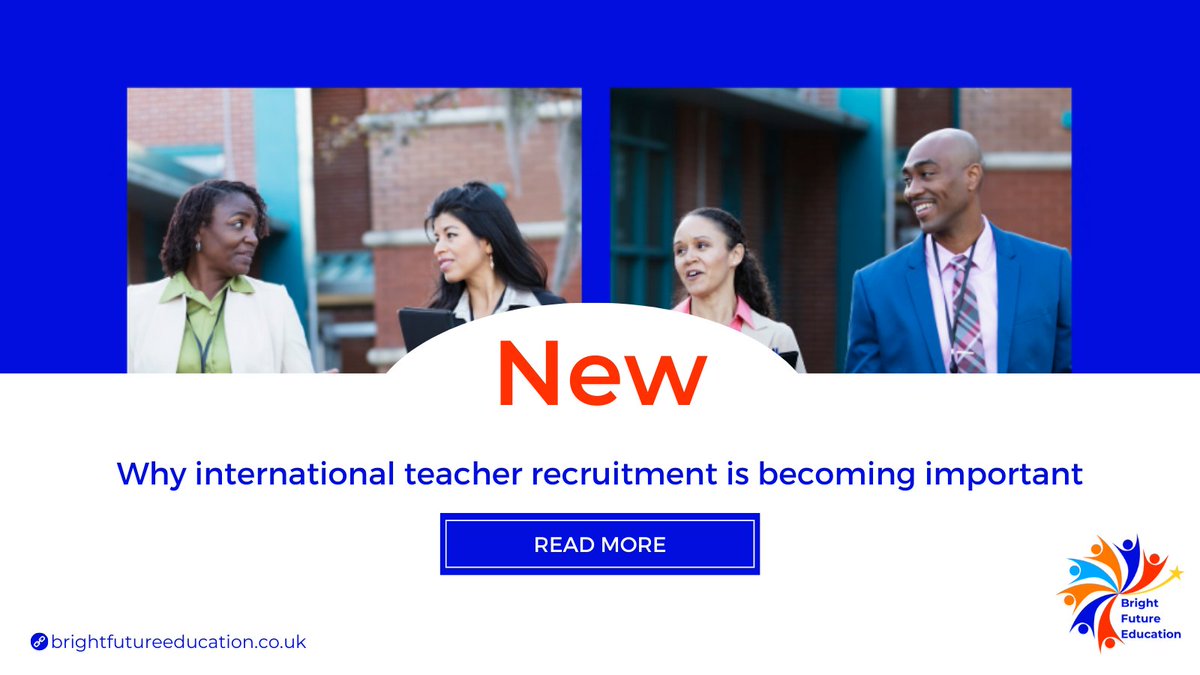 International teacher recruitment has increased and is becoming important as many schools face recruitment challenges, read more 👇
tinyurl.com/2p9mbpuj

#teacherrecruitment #educators #internationalteachers #teachershortage