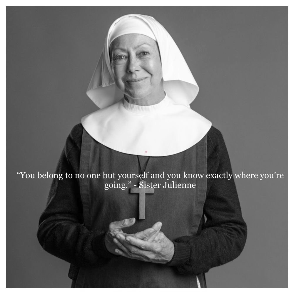 “You belong to no one but yourself and you know exactly where you’re going.”- Sister Julienne 

#recallthemidwife #callthemidwife #sisterjulienne #jennyagutter #wisdom #midwife #midwives