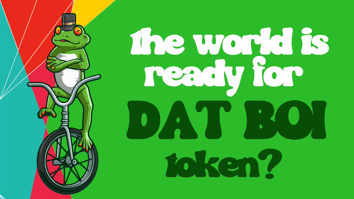Team dat boi will crush the other one in no time, stay tuned #datboitoken #datboi #datboivspepe #pepe