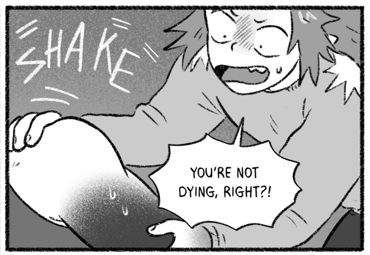 ✨Page 383 of Sparks is up!✨ Involuntary manslaughter  ✨https://sparkscomic.net/?comic=sparks-383 ✨Tapas  ✨Support & read 100+ pages ahead patreon.com/revelguts