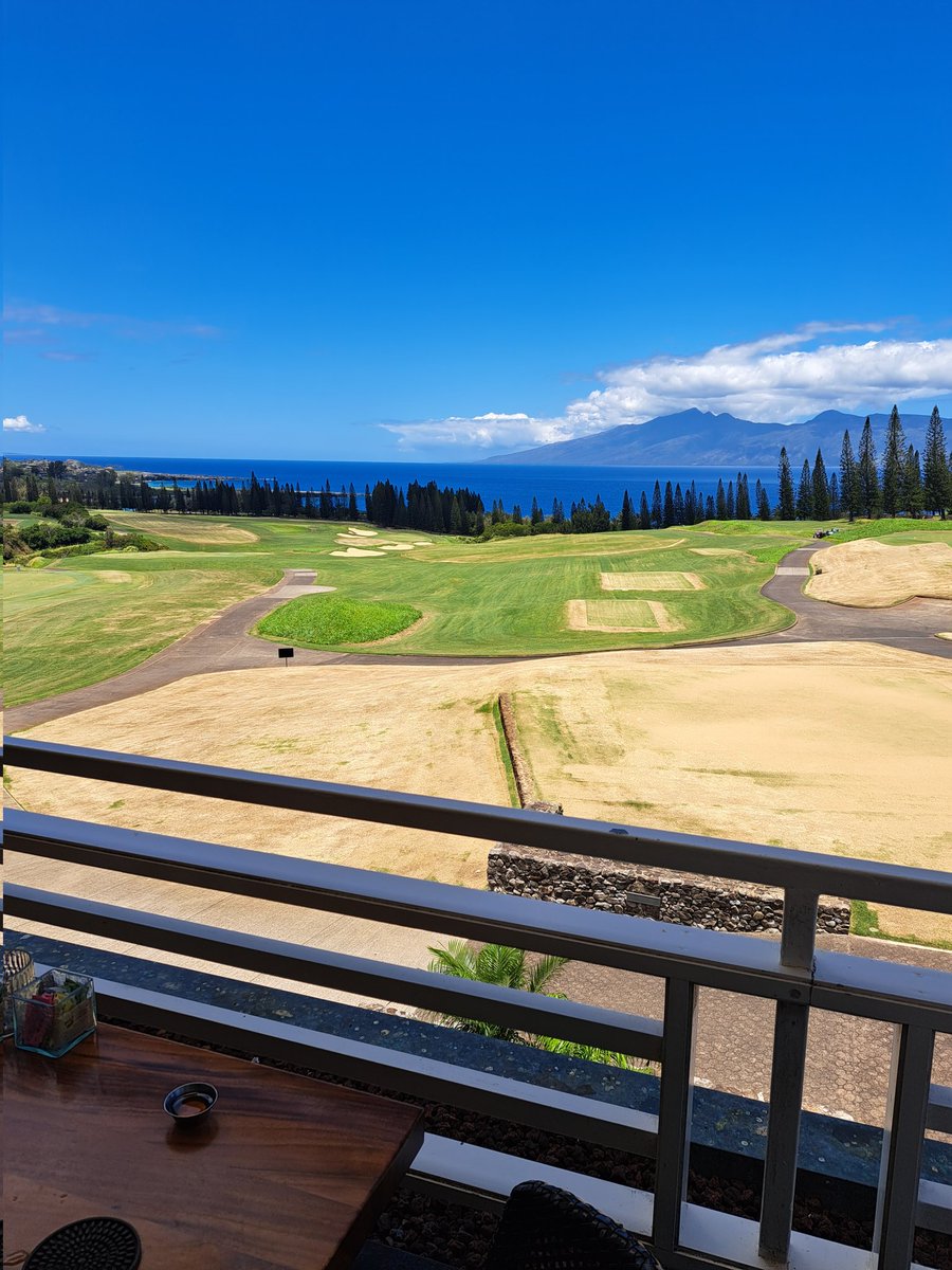 Kapalua after aeration. Opens tomorrow for $275.