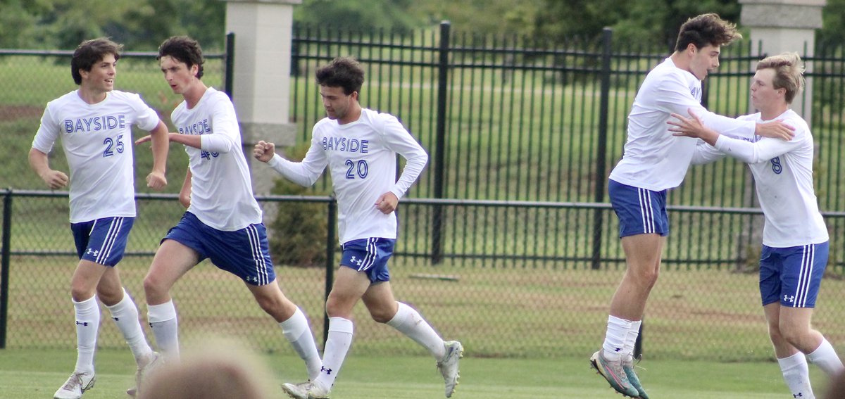 Josh Bean (@jbeanpoll) on Twitter photo FINAL SCORE from <a href="/AHSAAUpdates/">AHSAA</a>
Class 4A boys soccer state semifinals ...
Bayside Academy 3,
Oneonta 1
<a href="/baysideacademy/">Bayside Academy</a> advances to play Westbrook Christian in Saturday's title game
#alpreps
<a href="/ahsaaradio/">AHSAA Radio Network</a>
<a href="/BenThomasPreps/">Ben Thomas</a>
<a href="/BaysideAth/">Bayside Athletics</a> FINAL SCORE from <a href="/AHSAAUpdates/">AHSAA</a>
Class 4A boys soccer state semifinals ...
Bayside Academy 3,
Oneonta 1
<a href="/baysideacademy/">Bayside Academy</a> advances to play Westbrook Christian in Saturday's title game
#alpreps
<a href="/ahsaaradio/">AHSAA Radio Network</a>
<a href="/BenThomasPreps/">Ben Thomas</a>
<a href="/BaysideAth/">Bayside Athletics</a>