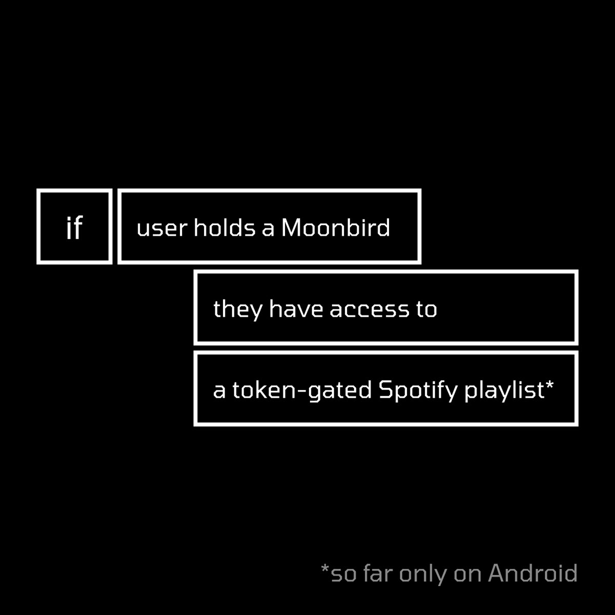 nft_concepts's tweet photo. @moonbirds @Spotify The idea visualised. https://t.co/5GNt0aU4lR