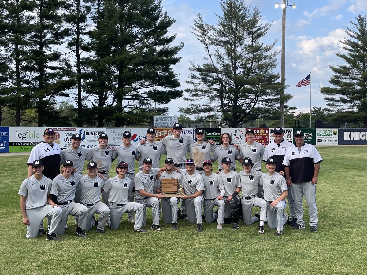 Boom! Hoosier Conference Champs!! Beat #2 LCC 14-1. Mitchell Dean was 4-4 (2-2B, 2-HR, 8RBIs) &amp; CG (9Ks &amp; 1ER). Christian Pownall 2-R HR, Zach Gilbert 2-2Bs/1B, Evan Stout RBI-2B. 18-3 on season! ⁦<a href="/Panthers_AD/">Western Athletic Department</a>⁩ ⁦<a href="/THEAkeemGlaspie/">Akeem Glaspie</a>⁩ ⁦<a href="/IHSBCA/">IN Baseball Coaches</a>⁩ ⁦@HomePlateBAI⁩