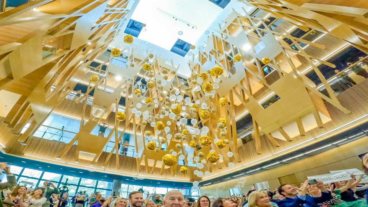 Still smiling thinking about the incredible opening of the #USF Judy Genshaft Honors College building! We all are so grateful to Judy and Steve for making our students' dreams come true.