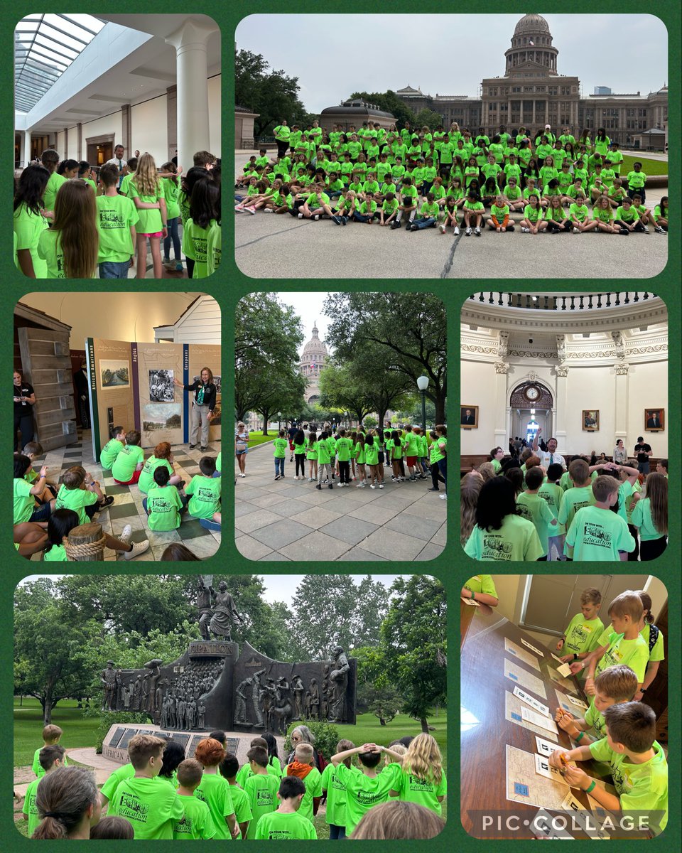 #DragonProud of our partnership with our friends at Echo Education. Our 4th grade ⁦<a href="/WGESdragons/">Walnut Grove ES</a>⁩ had an amazing day learning in and around Austin. #InspireExcellence #theGrove