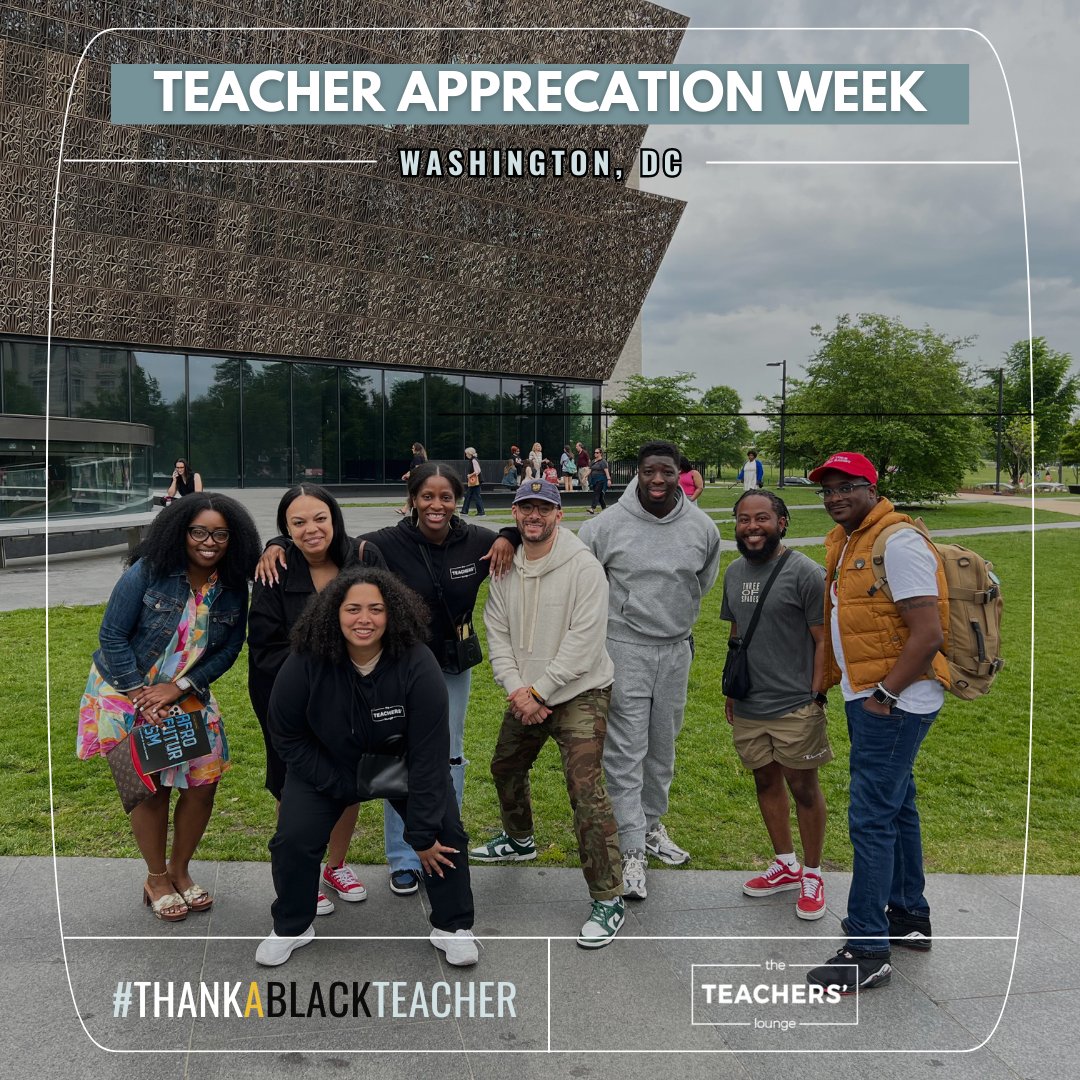 This past week we were in Washington, DC with the Center for Black Educator Development @CenterBlackEd. While in DC we took time to thank our Black Educators! 

#TeacherAppreciationWeek  #WeNeedBlackTeachers