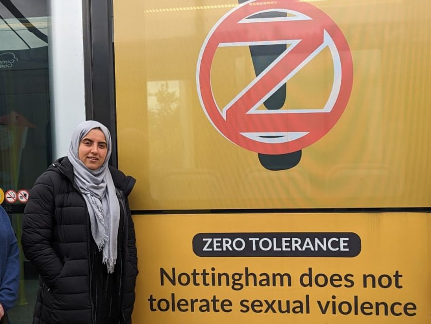 CllrNeghat's tweet photo. It was brilliant yesterday to be at the @ConsentInNotts official launch of the Night Time A-Z of Consent campaign. Another great partnership between @NETTram, @NCT_Buses, @NottsOPCC, @MyNottingham &amp; more. 

Together we say Nottingham does not tolerate sexual violence. #getconsent https://t.co/eoYzcgx7O0