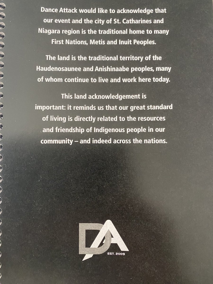 So far this is one of my new favourites.  Warms my heart when the land acknowledgement is written from the ❤️