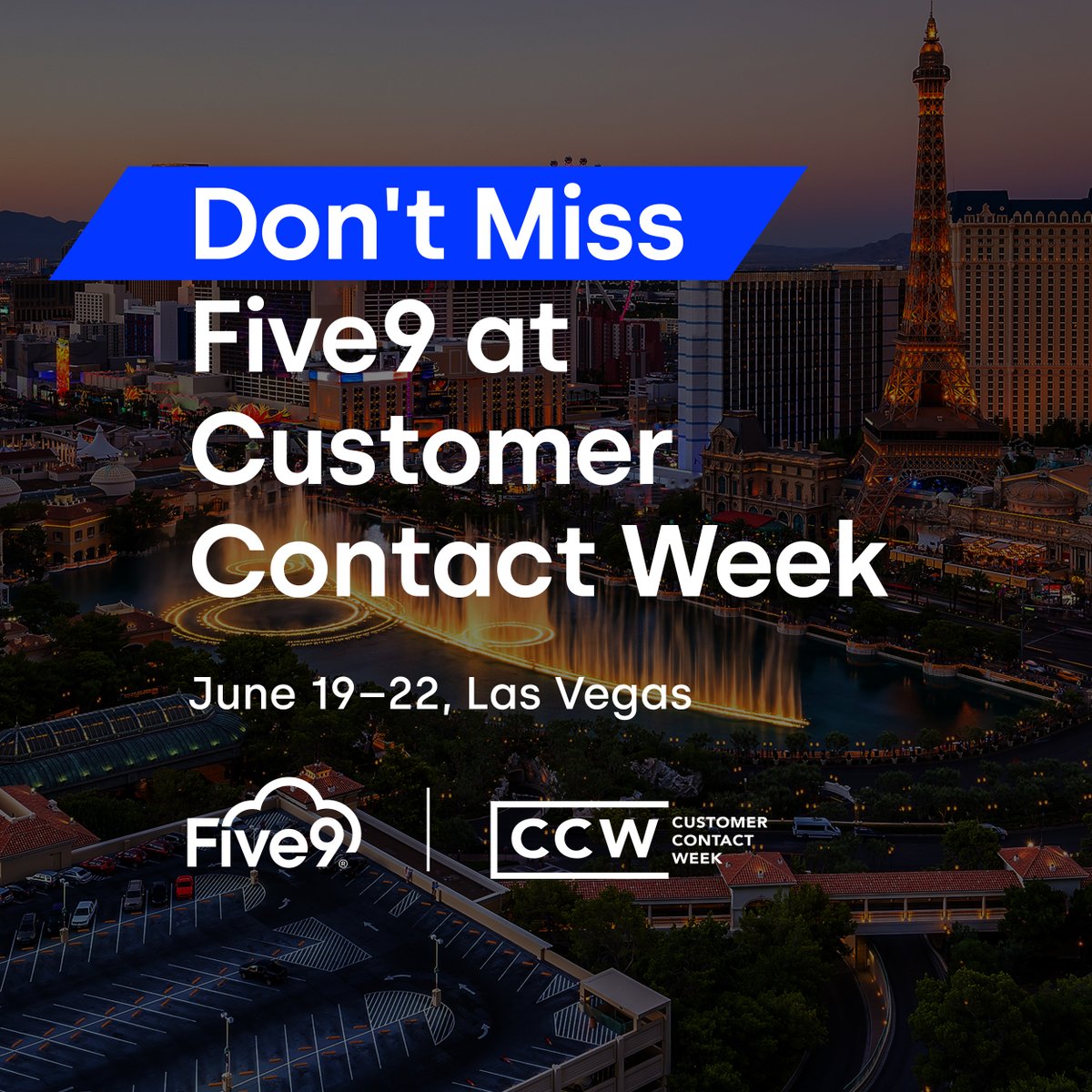 See #Five9, better than ever at #CCWVegas. Visit the Five9 pavilion and experience the Joy of #CX. Register now, early bird ends May 19th! #CustomerContactWeek @CustContactWeek
spr.ly/6010O5BL8