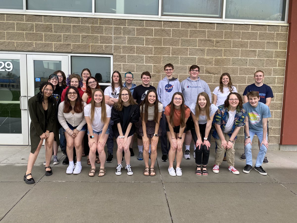 Last day for seniors today. I want to say a heartfelt thank you to this class! Has been a joy to have you in band the last four years! Good luck in the future! And remember-212 degrees forever!