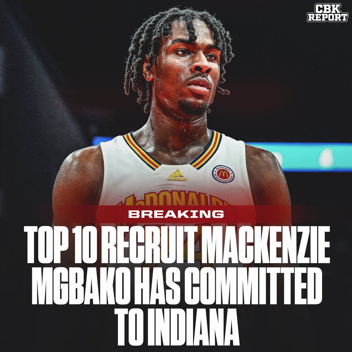 CBKReport's tweet photo. Mackenzie Mgbako has committed to Indiana!🔥 https://t.co/7qtEToPxaI