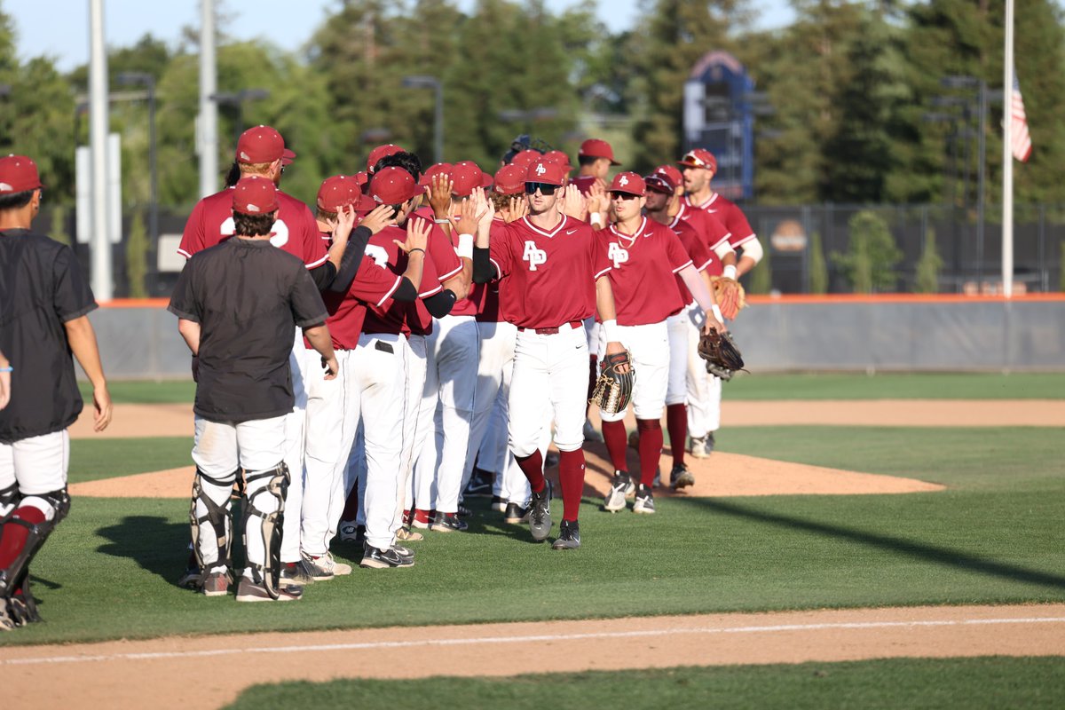 ThePacWest's tweet photo. The 2023 Pacific West Conference tournament champion is the @APUCougars. APU tops @PLNUSeaLions 10-6 to go 3-0 in the tournament. https://t.co/22zuGxNxD7