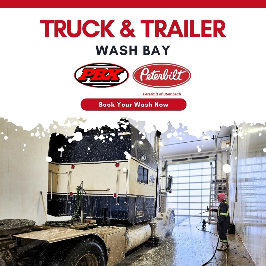 PBXTRUCKSERVICE's tweet photo. Drive in Style, Conquer with Shine! 🧼💦🚛 Discover our Truck and Trailer Wash Bay services for a professional and clean fleet appearance. ☀️
.
.
.
.
#Summer #clean  #peterbilt #Canada #Transportation #logistics #washbay #ManitobaDay #manitoba #steinbach #trucking #trucker https://t.co/ObaNSE2InJ