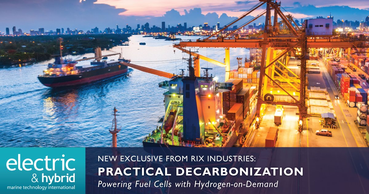 The power generated by methanol-to-hydrogen systems (M2H2) can readily handle portside applications for docked ships as well as general port facilities. Read article: bit.ly/42Kjg8u

#sustainableshipping #decarbonization #portoperations #marine #hydrogen #M2H2