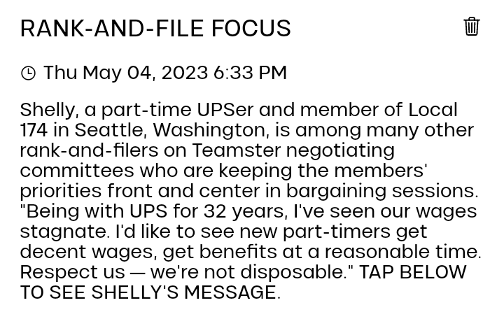 BrJoeBalkis's tweet photo. 5/4/23 ups supplements update
#2023TeamstersupsContractCampaign #Teamsters #ups
The #MarblePalace continue to use #TeamstersMembers to try to sell the #negotiations.
https://t.co/NpwsH4drcX
#DEFUNDfacebook
#DEFUNDtwitter
#DEFUNDgoogle https://t.co/5Jzkz3DQlf