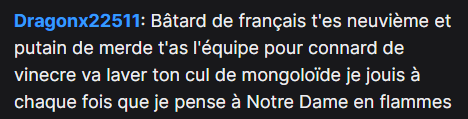 LoL_DFG's tweet photo. C'était bien sympa le Rival sur Fall Guys, petit braquage sans avoir lancé le jeu depuis 6 mois 

Bon en contrepartie j'ai mangé 2 heures de raid de haine de la part d'un autre streamer parce que je l'ai grab pour me qualifier à sa place (le but du jeu)

Petit échantillon https://t.co/xwaGFavJlm