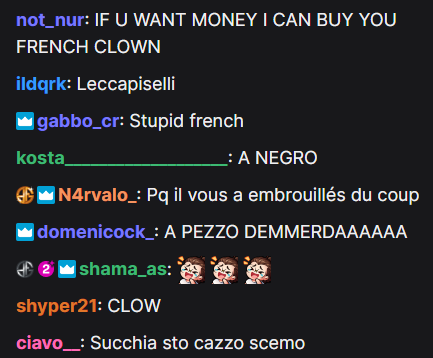 LoL_DFG's tweet photo. C'était bien sympa le Rival sur Fall Guys, petit braquage sans avoir lancé le jeu depuis 6 mois 

Bon en contrepartie j'ai mangé 2 heures de raid de haine de la part d'un autre streamer parce que je l'ai grab pour me qualifier à sa place (le but du jeu)

Petit échantillon https://t.co/xwaGFavJlm