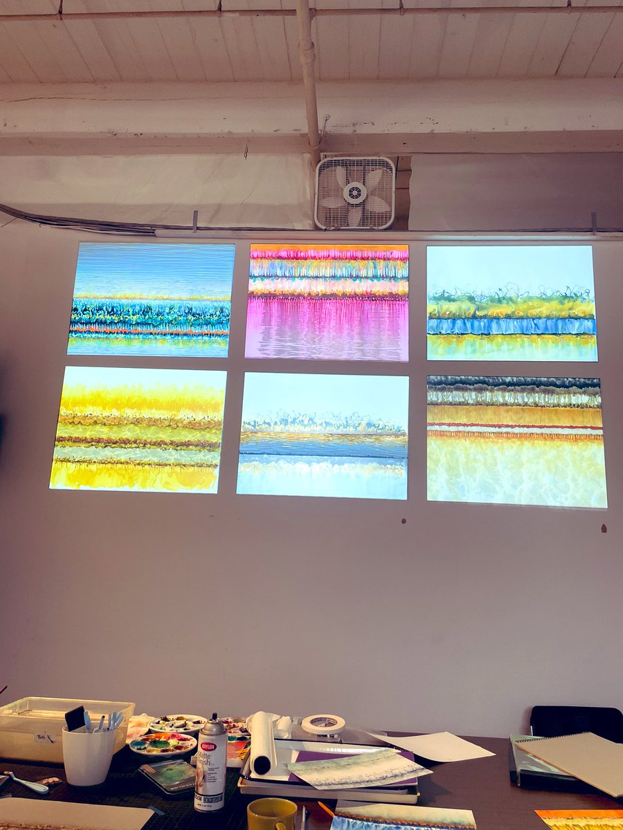 carocast1's tweet photo. The intersection between #art #lightening and #publichealth 
Our research team at Lyn Godley’s art gallery 
@JeffersonJCPH @frasso_rosemary https://t.co/g1Ei9wqcq0