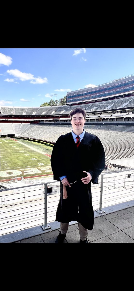 thirteen007's tweet photo. So proud of this guy!  You did it Connor! We love you, Mom &amp; Dad  #UGAGRAD https://t.co/7Fp4OdrHpF