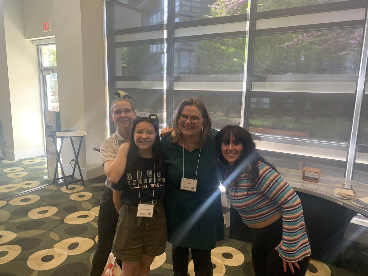 I am so proud of these change agents, full of passion for changing the world for the better!   They inspired the room in their presentation and now wehave been learning all day and listening to inspiring stories.  Thank you for having us!  #noiie2023