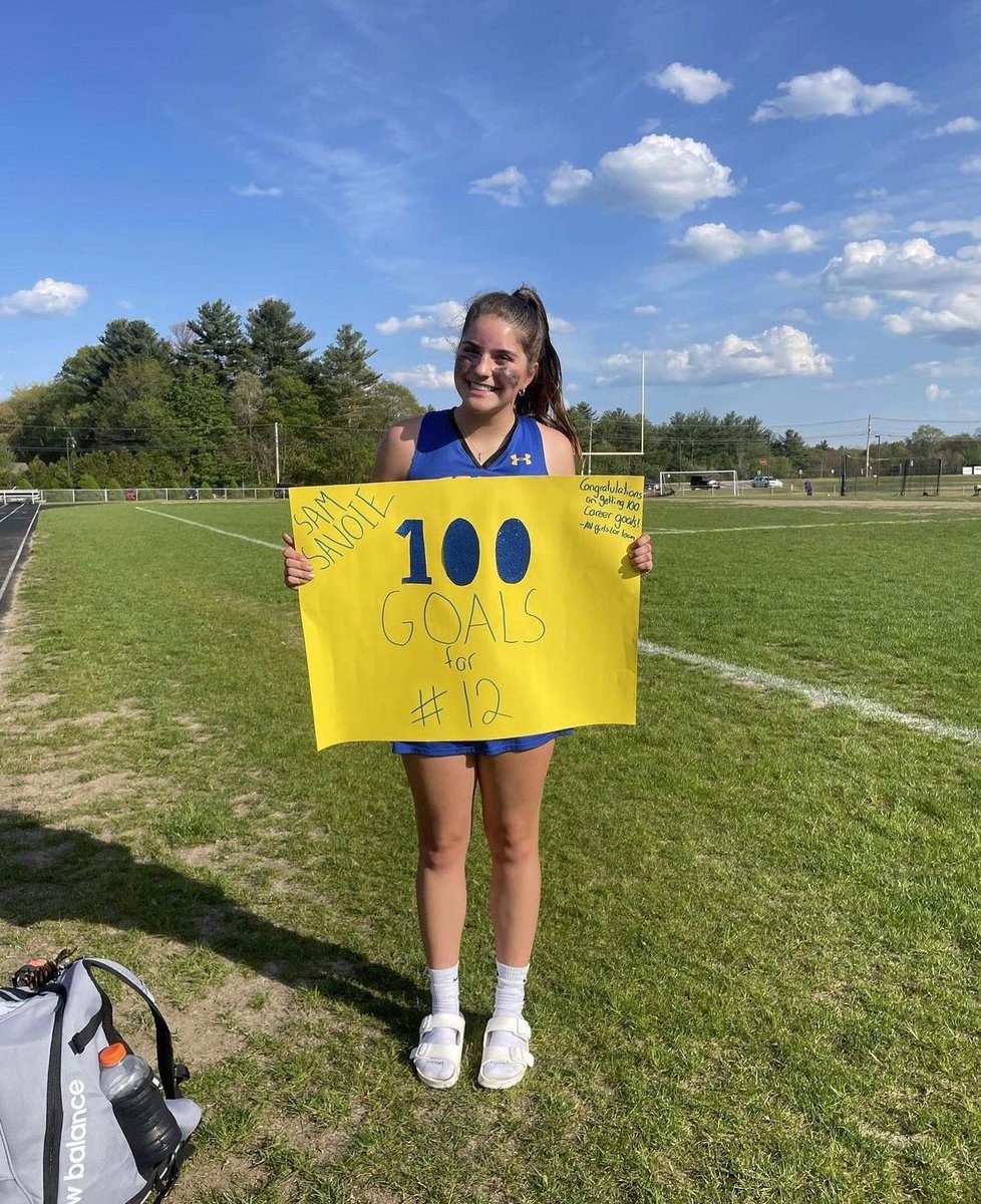🚨🚨 some big news coming from the girls lacrosse program!!

Congrats to Emily Weagle on scoring her 100th point this afternoon!!

Also congrats to Sam Savoie for scoring her 100th goal in her career!!

Congrats to both of these hard working student-athletes!!!