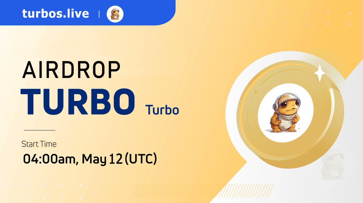 The #TURBO #Airdrop is now officially live with free eligibility!

Claim your $TURBO tokens on our website:
🔗 Website: turbos.live

$PEPE $LADYS #pepeislove #10000X $BEN $ARB #memecoin #PEPEARMY $POPE #jasmy #MILADY #Solana $BTC $ETH $ARB $CAPO $GONER $SPY