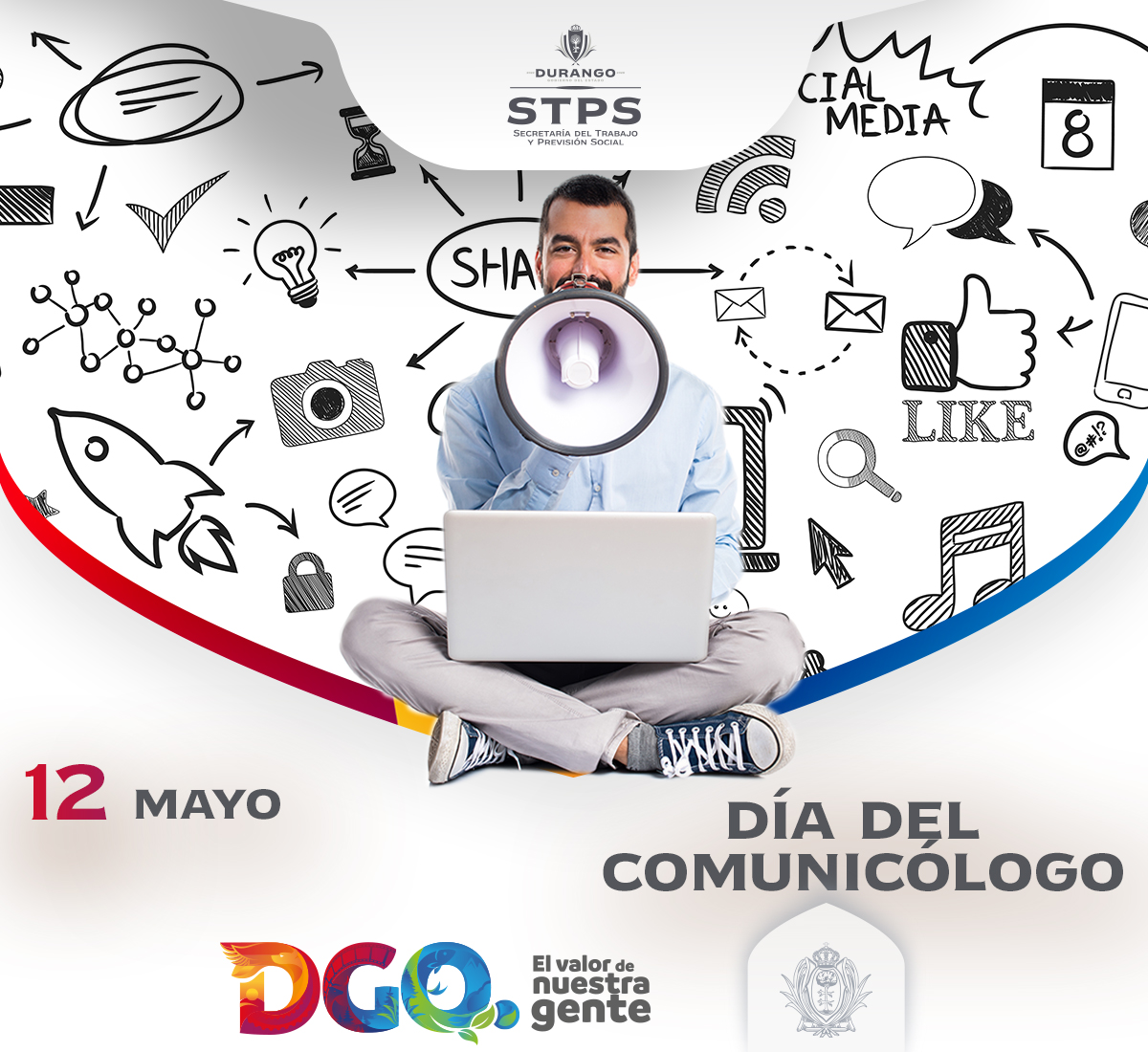 stypsdgo's tweet photo. Amigos  comunicólogos, su trabajo transforma mensajes que alienta el desarrollo de la sociedad, reconocemos su trabajo. Y les recordamos que podemos asesorar sus dudas laborales en:
5 de febrero #218 oriente, Edificio Ángel Rodríguez Solórzano
Por un #TrabajoDigno https://t.co/cfITav52Ks