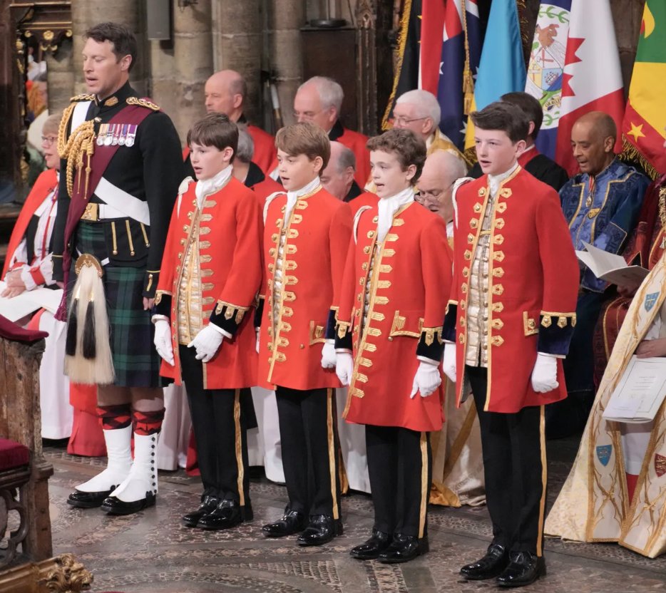 Tatler on Twitter "Who were the Coronation Pages of Honour? Meet the 8 boys immortalised in