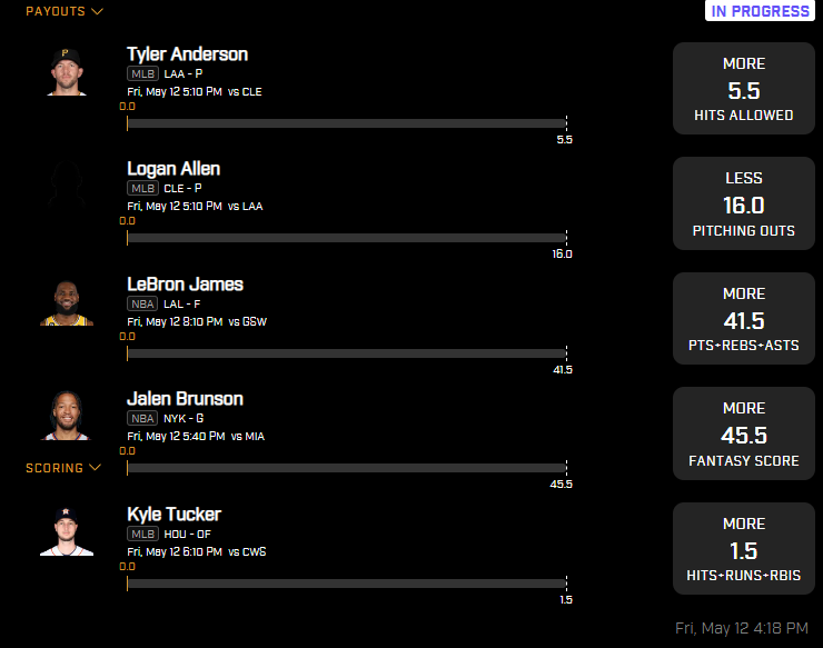 TextDFS's tweet image. One more ticket for today! GL if you tail! #GamblingTwitter #PrizePicks #DFS