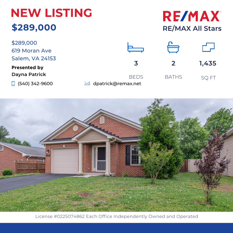 PatrickTeam's tweet image. Newer One-Level living in Salem, NO HOA! 3BR, 2BA, Kitchen/Great Room/Open Floor Plan, Hardwood floors, Gas Range &amp;amp; Vent hood, Stainless Ste...

Click here for details:
PatrickTeamHomes.com